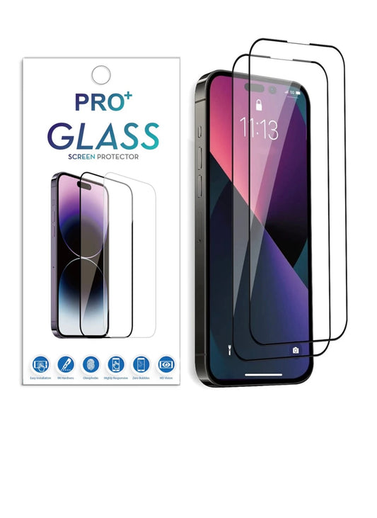 Display Schutzfolien 2 Stück für IPHONE 13/14 PRO/PRO MAX