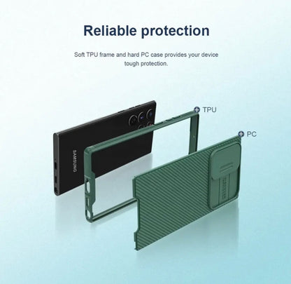 Nillkin - CamShield Hülle Samsung Galaxy S22 Ultra Schwarz